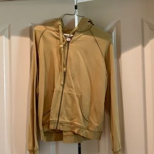 Mustard hooded Sundance sweatshirt